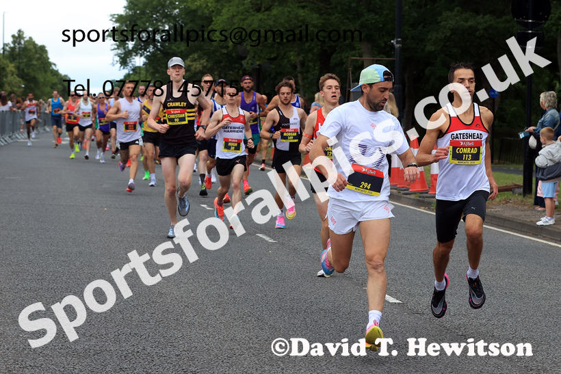 The 2026 AJBell Great North 10k, Newcastle. Photo: David T. Hewitson/Sports for All Pics